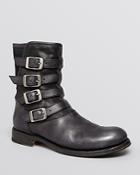 John Varvatos Collection Men's Engineer Four-buckle Boots