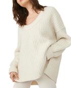 Free People Blue Bell Oversized Sweater