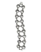 Aqua Two Row Crystal Bracelet - 100% Exclusive