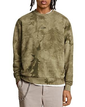 Allsaints Clay Tie Dye Crew Pullover Sweatshirt
