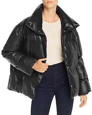 Bagatelle. Nyc Oversize Faux Leather Puffer Jacket