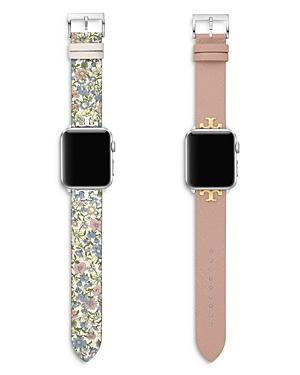 Tory Burch Apple Watch Leather Strap Gift Set