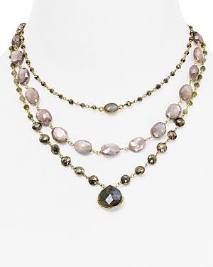 Ela Rae Luxe Three In One Are Necklace, 14-18