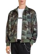 The Kooples Camouflage Zip Jacket