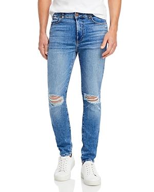 Monfrere Greyson Skinny Fit Jeans In Distressed Sicily