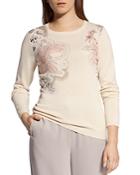 Basler Silk-blend Floral Sweater