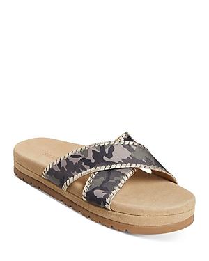 Jack Rogers Women's Lexi Crossover Leather Platform Sandals