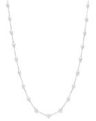 Bloomingdale's Freshwater Pearl Multi-station Necklace In 14k White Gold, 18