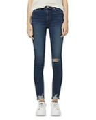 Hudson Barbara High Rise Ankle Super Skinny Jeans In Suddenly