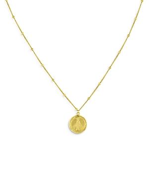 Bloomingdale's Virgin Mary Medallion Necklace In 14k Yellow Gold, 16 - 100% Exclusive