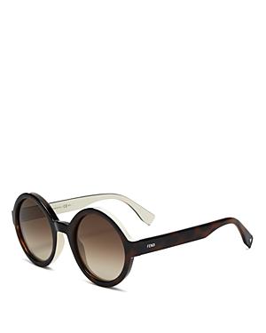 Fendi Round Sunglasses, 51mm