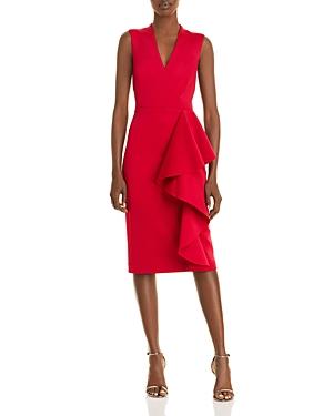 Eliza J Ruffle Skirt Cocktail Dress