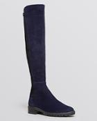 Stuart Weitzman Lugmainline Stretch Flat Tall Boots - Bloomingdale's Exclusive
