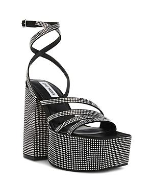 Steve Madden Women's Cocktails Strappy Platform Sandals