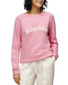Whistles Bonjour Graphic Sweatshirt