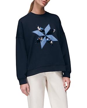 Whistles Patchwork Cowboy Sweatshirt