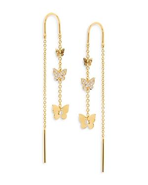Nadri Danya Butterfly Threader Earrings