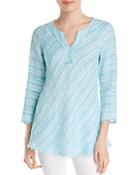 Nic + Zoe Freshwater Striped Top - 100% Exclusive