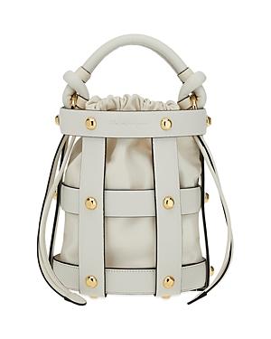 Salvatore Ferragamo Glam Medium Leather Bucket Bag