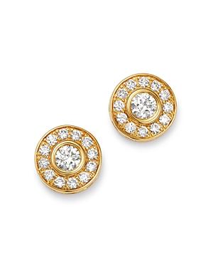 Bloomingdale's Diamond Bezel-set Stud Earrings In 14k Yellow Gold - 100% Exclusive