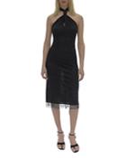 Helmut Lang Mesh Layer Halter Dress
