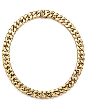 Roberto Coin 18k Yellow Gold Collar Necklace With Diamonds, 16