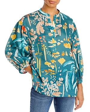 Lafayette 148 New York Skye Floral Top