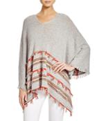 Ella Moss Ravenna Fringe Trim Poncho