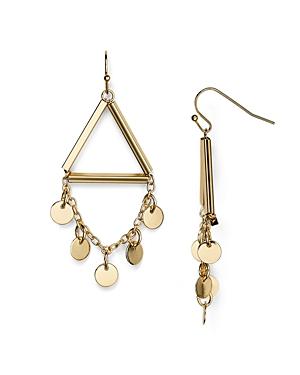 Aqua Amarah Triangle Drop Earrings