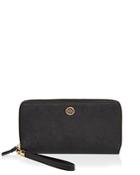 Tory Burch Robinson Continental Leather Wallet