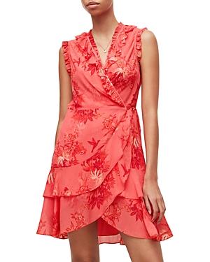 Allsaints Ari Nila Printed Wrap Dress