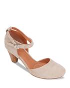Gentle Souls By Kenneth Cole Women's Raven Buckled Suede Dress Pumps