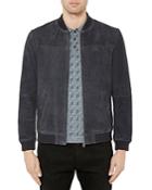 Ted Baker Vipers Suede Bomber Jacket