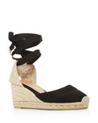 Castaner Women's Carina Lace-up Espadrille Wedge Sandals