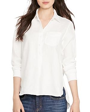 Lauren Ralph Lauren Petites Linen Shirt