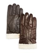 The Men's Store At Bloomingdale's Shearling Cuff Tech Gloves - 100% Exclusive