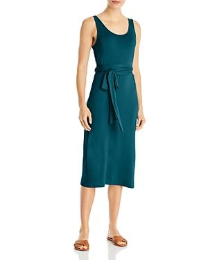 Three Dots Tie Waist Tank Dress