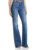 7 For All Mankind Ginger High-rise Jeans In Athens Broken Twill