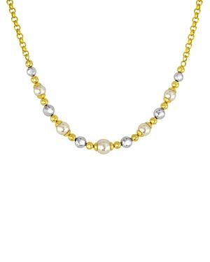 Majorica Callie Simulated Pearl Chain Necklace, 16