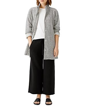 Eileen Fisher Petites Stand Collar Cotton Jacket