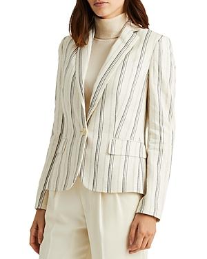 Lauren Ralph Lauren Striped Twill Blazer