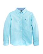 Nautica Boys' Long Sleeve Button Down Shirt - Sizes S-xl - Compare At $37.50
