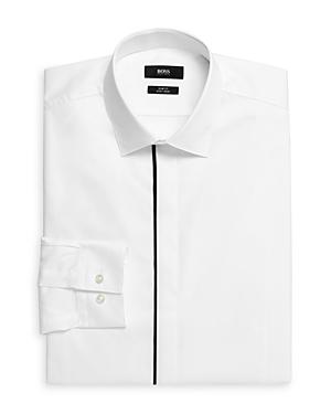 Boss Javis Slim Fit Micro Print Dress Shirt