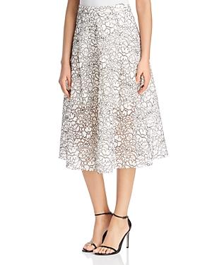 Three Dots Lace Midi Skirt