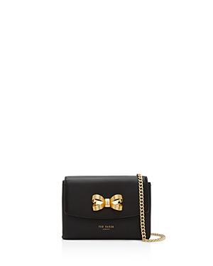 Ted Baker Leorr Looped Bow Mini Leather Crossbody