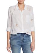 Rails Charli Star Embroidered Shirt