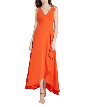 Halston Heritage Strappy Crepe Gown