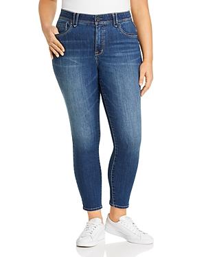 Seven7 Jeans Plus High Rise Absolute Skinny Jeans In Atlantic Wash