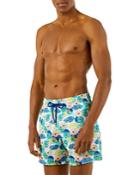 Vilebrequin Urchins & Fishes Printed Regular Fit 5.5 Swim Trunks