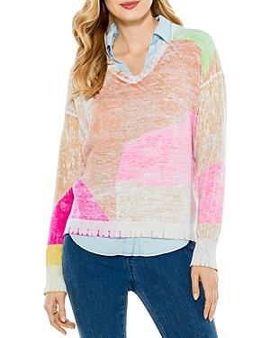 Nic And Zoe Mosaic Sunrise Sweater